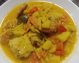 A picture of step 10 of Vegetable and Shrimp Soup with Hake Meatballs.