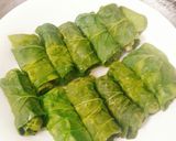 Hình bước làm 1 của món Canh cải cuộn thịt