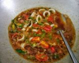 Foto langkah ke 8 dari resep Cumi toge saos tiram.