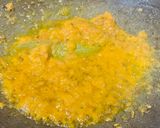 A picture of step 2 of Panasa Kasha (jackfruit/Katahal Masala).