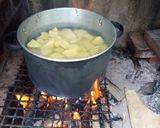 Foto del paso 5 de la receta: Malaya a la pizza con puré