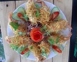 Hình bước làm 1 của món Tôm chiên khoai môn