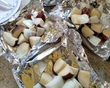 A picture of step 3 of Potato Foil Packets.