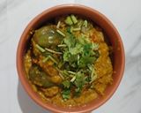 A picture of step 4 of Bharli Vangi.