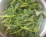 A picture of step 1 of Amaranth curry.