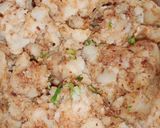 A picture of step 1 of Aloo ka parantha.