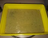 A picture of step 4 of Milk powder burfi.