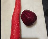 गाजर बीटरूट कांजी इंस्टेंट (Gajar beetroot kanji instant recipe in Hindi) रेसिपी चरण 1 फोटो