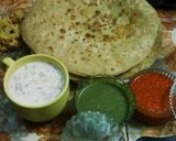 A picture of step 16 of Aloo parath.