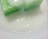 Foto langkah ke 4 dari resep Agar lumut + fla santan.