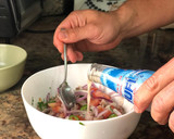 Foto del paso 5 de la receta: Ceviche de mero con leche de chufa y lima