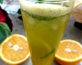 A picture of step 3 of Orange Mint Margarita.