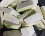 Foto del paso 1 de la receta: Bastoncitos de zucchini con queso