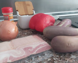 Foto del paso 1 de la receta: Berenjenas rellenas de Bacon