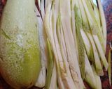 Foto del paso 1 de la receta: "Fideos" de zucchini con tuco
