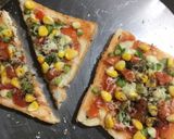 A picture of step 4 of Vegetable Toast.