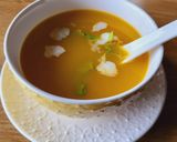 A picture of step 6 of Red pumpkin soup.