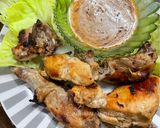 Gambar langkah 7 resipi Ayam Bakar Sos Tiram.