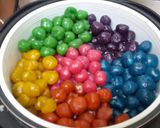 Foto langkah ke 6 dari resep Cilok Rainbow #pr_dibumbukacangin.