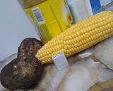Foto del paso 1 de la receta: Salchichas con Puré de papas y Choclo 🌽