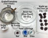 A picture of step 1 of Snowman - Jouyo Manju (Wagashi).