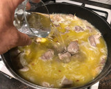 Foto del paso 4 de la receta: Cordero al ajillo con patatas fritas y champiñones rellenos