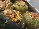 Zapallitos rellenos con arroz