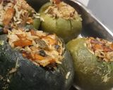Foto del paso 3 de la receta: Zapallitos rellenos con arroz