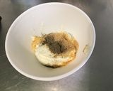Une image de l'étape 3 de Dos de cabillaud ail et crème de persil aux algues.