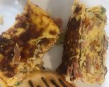 Foto del paso 3 de la receta: Omelette japonés con tocineta