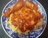 Foto del paso 2 de la receta: Fideos cinta con estofado de pollo