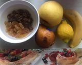 Foto del paso 1 de la receta: Hojaldre de frutas frescas 🍎, 🍐, 🍌 🍊 y frutos secos 🍇