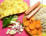 Cah Tauge Dadar Telur diet: debm/keto friendly langkah memasak 1 foto
