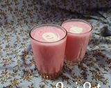 A picture of step 4 of Malai Rose Lassi.