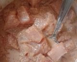 A picture of step 1 of Chicken Manchurian 🍲.