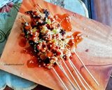 Foto langkah ke 4 dari resep Yakitori (焼き鳥) [Ayam Yakitori Ala Rumahan].