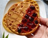 Gambar langkah 9 resipi Waffle Rangup Lembut.