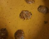 A picture of step 14 of Spicy Tomato and basil Soup with Cheezy Meatballs.