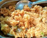 A picture of step 3 of Cheesey Vegetable Rava upma.
