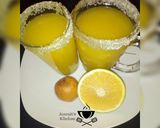 A picture of step 3 of Agwaluma and orange juice.