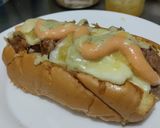 Foto del paso 14 de la receta: Sándwich🌭de carne🍖, queso🧀y verduras cremosas🥕🧅🥒😜!!!
