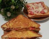 Foto langkah ke 3 dari resep Pizza Roti Tawar Sosis.