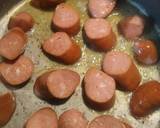 Saucisses Soubise /Sausage Cooked in onion sauce recipe step 1 photo