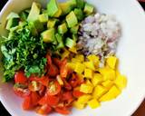 ข้าวหน้าแซลมอล ซัลซ่าสลัด วิธีทำสูตร 4 รูป