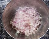 A picture of step 3 of Sev Tamatar ki Sabji.