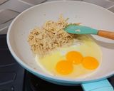 Foto langkah ke 4 dari resep Orak - Arik Telur dan Kembang Tahu.