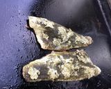 Une image de l'étape 6 de Filets de bar marinés ail et molokhia (cuisson à la plancha).