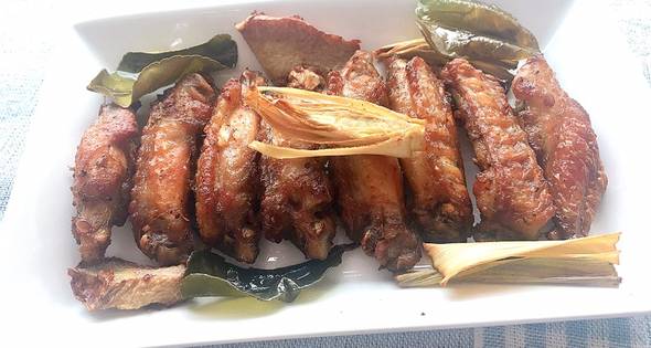 4 ปีกไก่ทอดสมุนไพร Airfryer