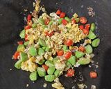 Foto langkah ke 2 dari resep Nasi Goreng Putih Petai.