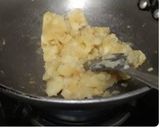 A picture of step 2 of Aloo ka halwa (vrat ki recipe).